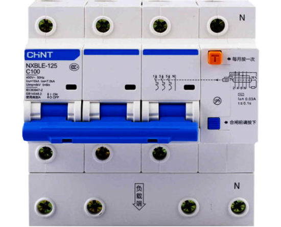 CHINT Residual Current Operated Circuit Breakers RCBO , ELCB , RCCB ( NXBLE )