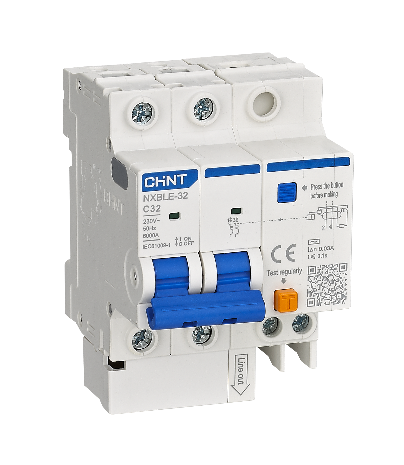 CHINT Residual Current Operated Circuit Breakers RCBO , ELCB , RCCB ( NXBLE )