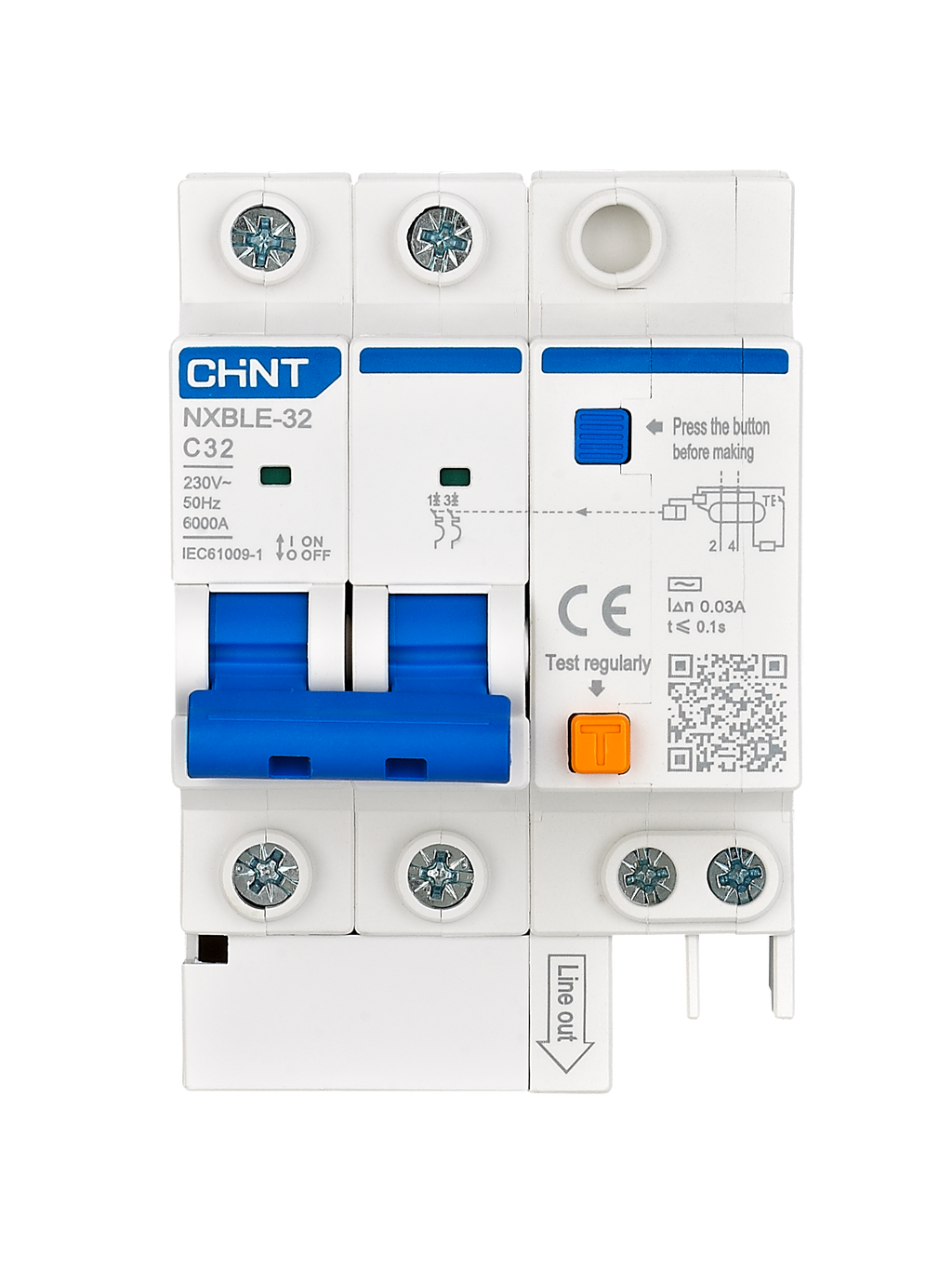 CHINT Residual Current Operated Circuit Breakers RCBO , ELCB , RCCB ( NXBLE )