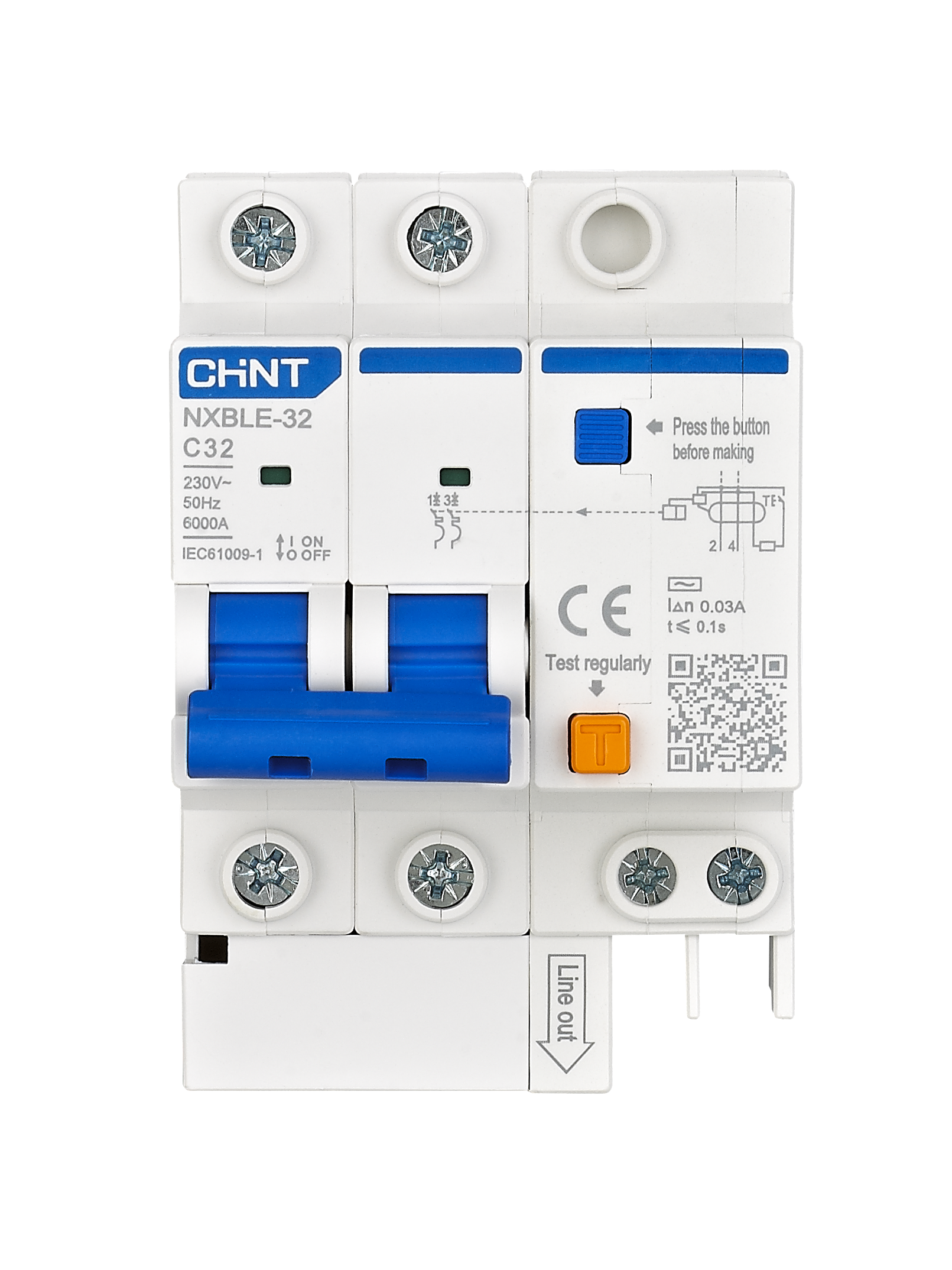 CHINT Residual Current Operated Circuit Breakers RCBO , ELCB , RCCB ( NXBLE )