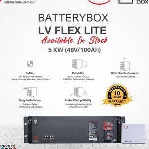 BYD LV Flex Lite 5KW (48V 100Ah) Lithium-ion with BMU - 10 Years WARRANTY