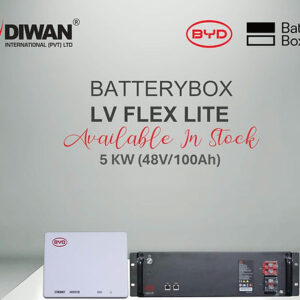 BYD LV Flex Lite 5KW (48V 100Ah) Lithium-ion with BMU - 10 Years WARRANTY